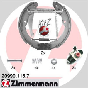 ZIMMERMANN 20990.115.7 Juego de zapatas de frenos para