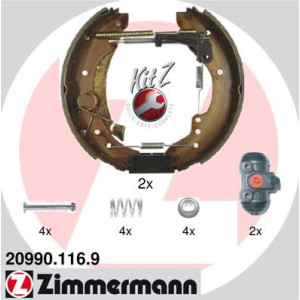 ZIMMERMANN 20990.116.9 Juego de zapatas de frenos para