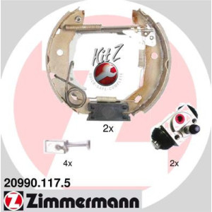ZIMMERMANN 20990.117.5 Brake Shoe Set for