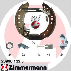 ZIMMERMANN 20990.122.5 Jeu de mâchoires de frein pour