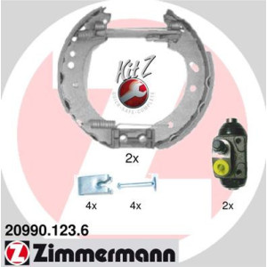 ZIMMERMANN 20990.123.6 Kit ganasce freno per