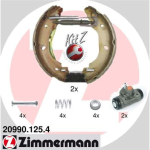 ZIMMERMANN 20990.125.4 Kit ganasce freno per