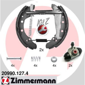 ZIMMERMANN 20990.127.4 Juego de zapatas de frenos para
