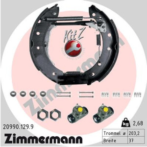 ZIMMERMANN 20990.129.9 Bremsbackensatz für