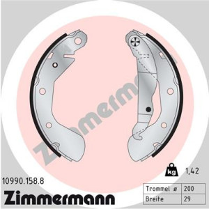 ZIMMERMANN 10990.158.8 Kit ganasce freno per