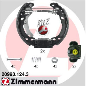 ZIMMERMANN 20990.124.3 Kit ganasce freno per