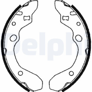 DELPHI LS1679 Juego de zapatas de frenos para