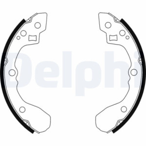 DELPHI LS1918 Brake Shoe Set Rear for