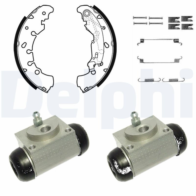 DELPHI KP1119 Kit ganasce freno per
