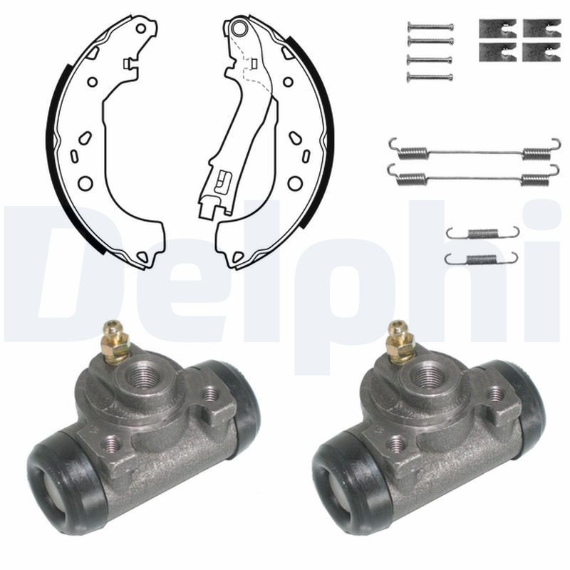 DELPHI KP1122 Kit ganasce freno per