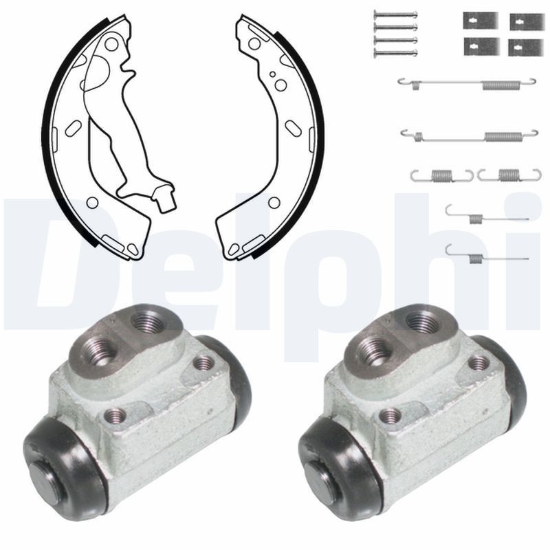 DELPHI KP1124 Kit ganasce freno per