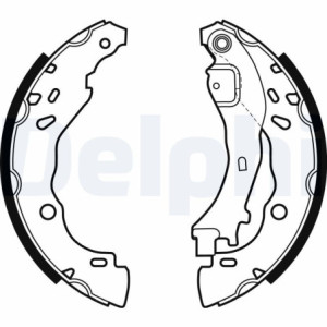 DELPHI LS1975 Brake Shoe Set Rear for