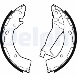 DELPHI LS2010 Brake Shoe Set Rear for