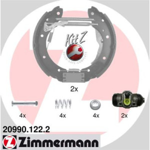 ZIMMERMANN 20990.122.2 Zestaw szczęk hamulcowych dla