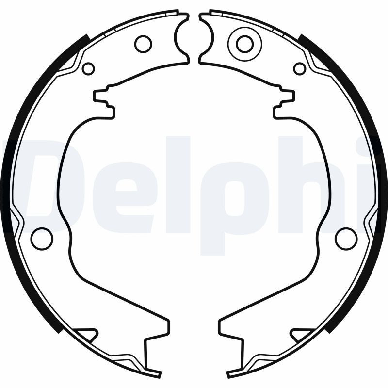 DELPHI LS2145 Kit ganasce freno per