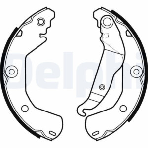 DELPHI LS2112 Kit ganasce freno per