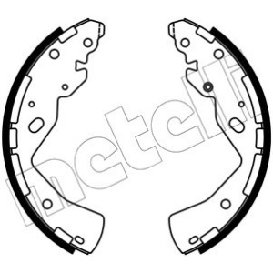 METELLI 53-0668 Brake Shoe Set Rear for