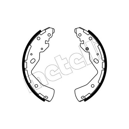 METELLI 53-0668 Bremsbackensatz für