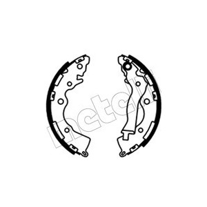 METELLI 53-0727 Jeu de mâchoires de frein pour