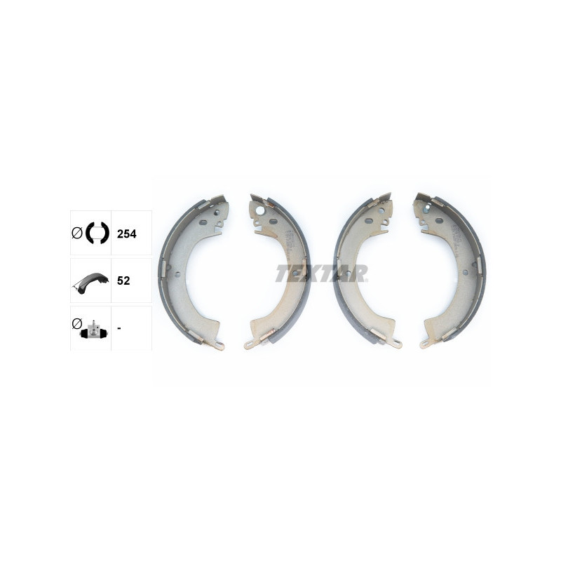 TEXTAR 91035200 Brake Shoe Set Rear for