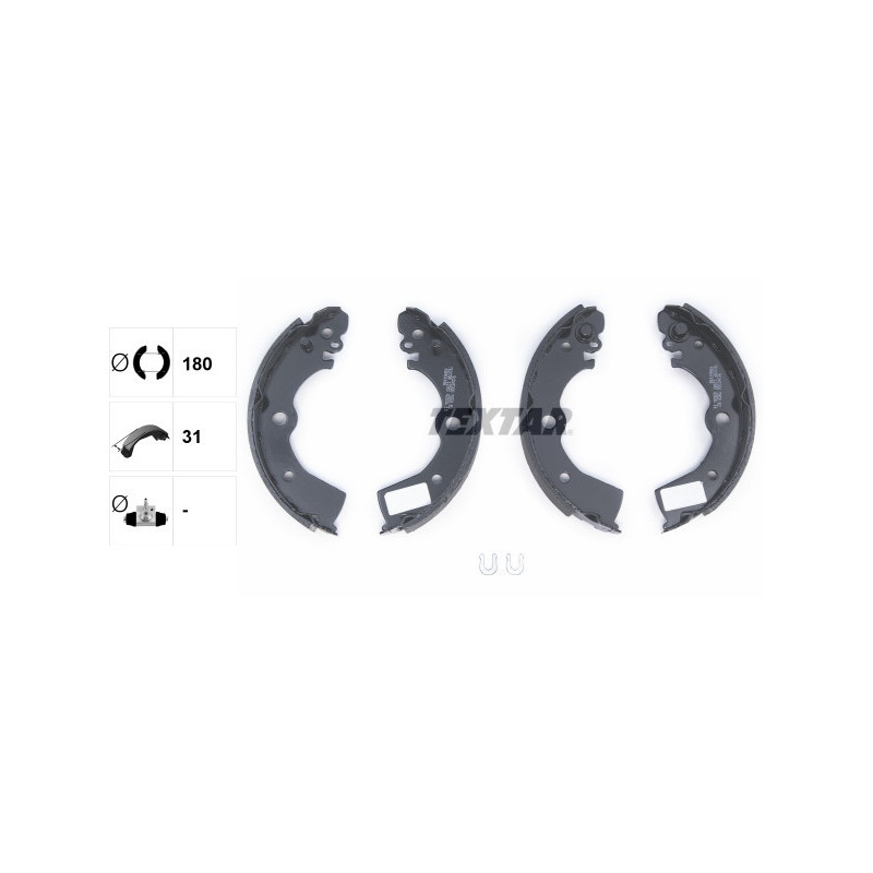 TEXTAR 91045300 Brake Shoe Set Rear for Sunny Almera Presea 100