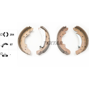TEXTAR 91047900 Jeu de mâchoires de frein arrière pour Ducato Boxer JUMPER