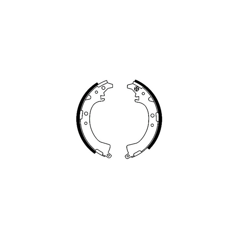 TEXTAR 91048200 Juego de zapatas de frenos trasero para RAV 4 Camry Vista / Camry