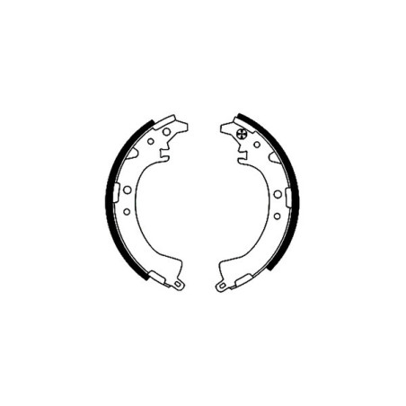 TEXTAR 91048200 Brake Shoe Set Rear for