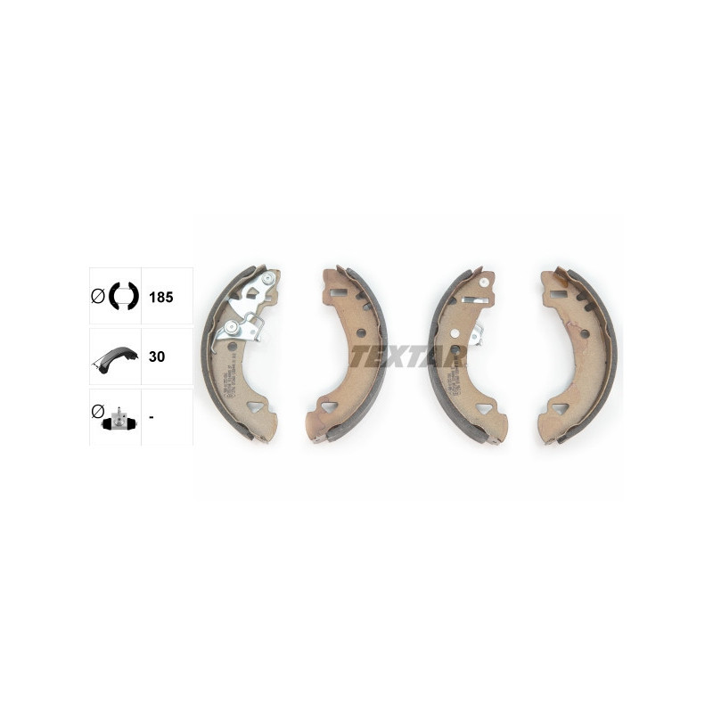 TEXTAR 91048400 Kit ganasce freno posteriore per Fiat Uno Panda
