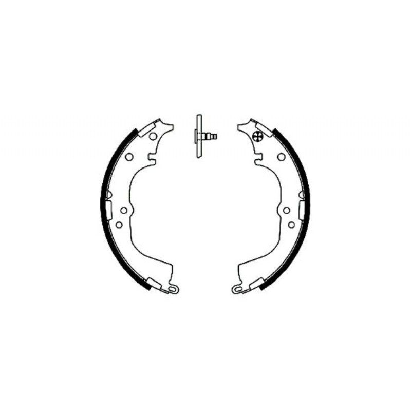 TEXTAR 91050900 Brake Shoe Set Rear for HiAce Hilux Granvia Taro