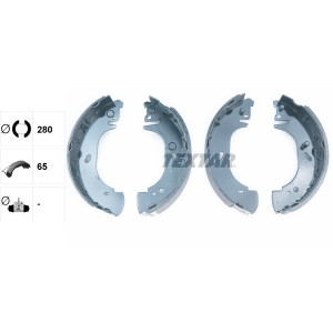 TEXTAR 91054500 Kit ganasce freno posteriore per Movano Master
