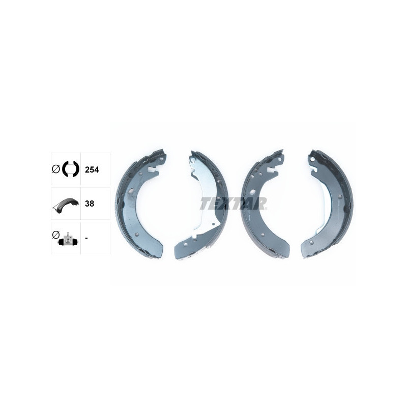 TEXTAR 91055600 Jeu de mâchoires de frein arrière pour Land Rover Freelander