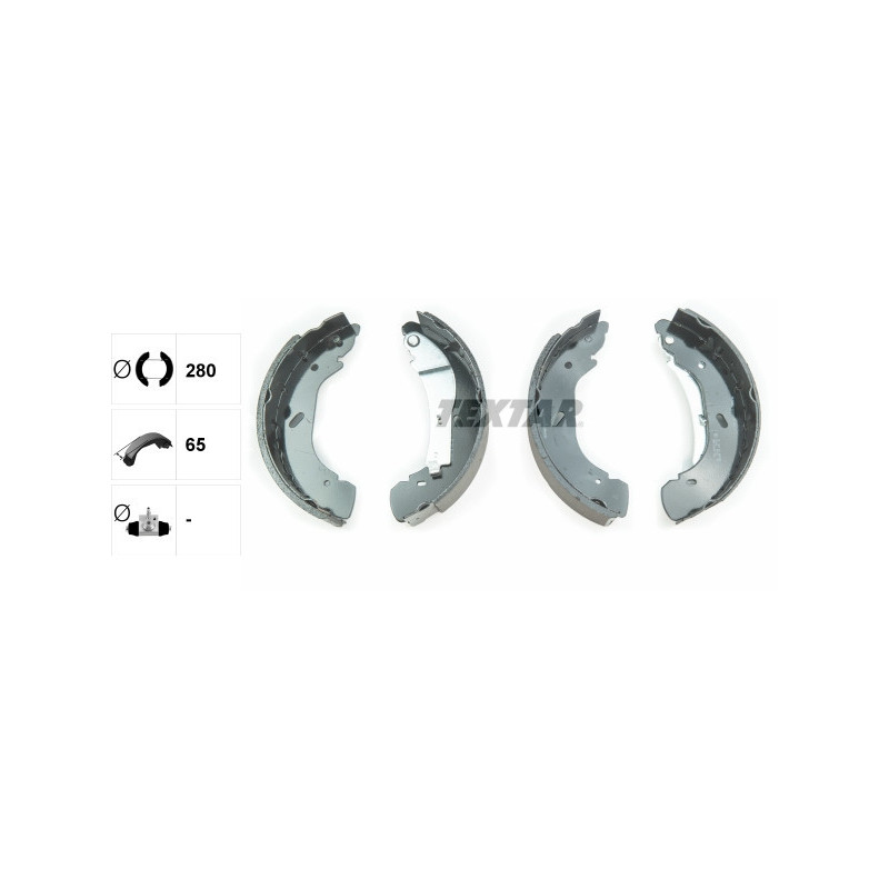 TEXTAR 91058600 Kit ganasce freno posteriore per Transit Maxus V80
