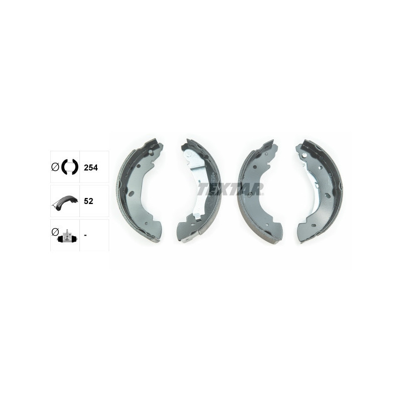 TEXTAR 91059100 Brake Shoe Set Rear for