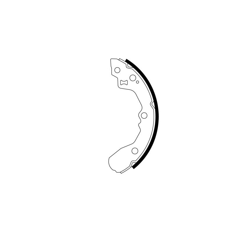 TEXTAR 91061200 Bremsbackensatz Hinten für Kia Cerato Rio
