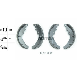 TEXTAR 91061500 Brake Shoe Set Rear for Fiat Palio Siena