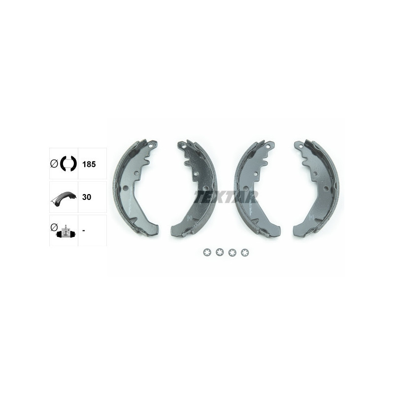 TEXTAR 91061500 Kit ganasce freno posteriore per Fiat Palio Siena