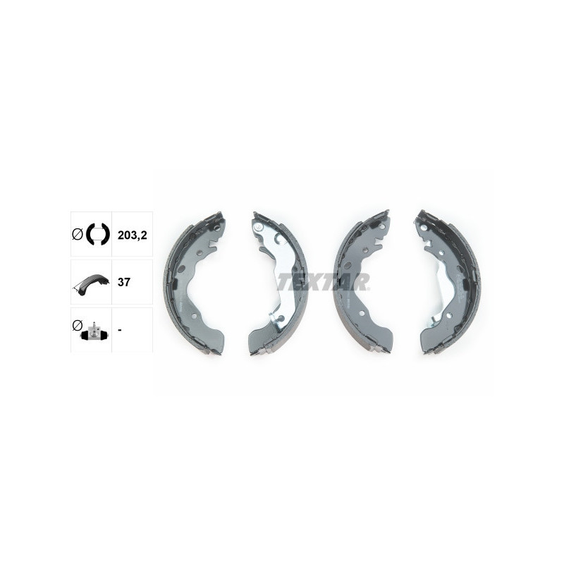 TEXTAR 91061700 Kit ganasce freno posteriore per Accent Elantra Matrix