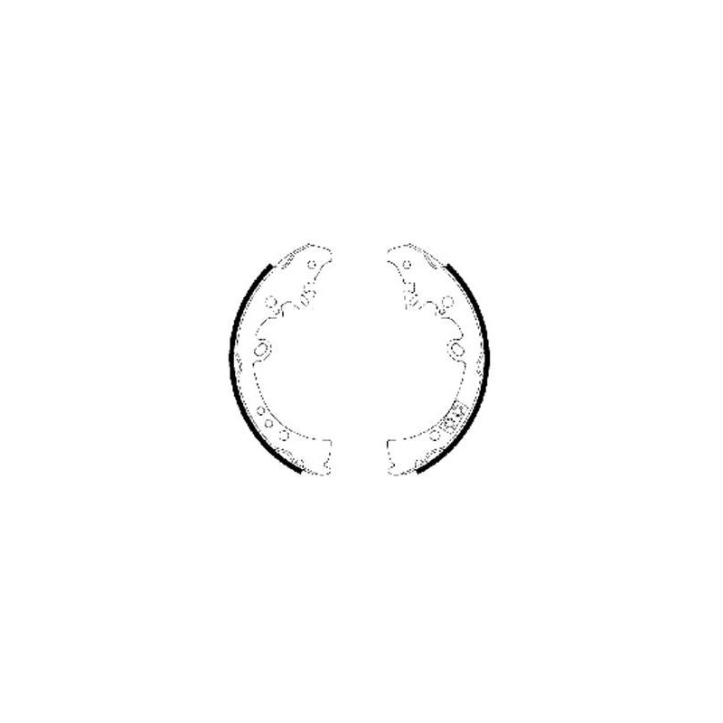 TEXTAR 91066300 Brake Shoe Set Rear for Toyota Hilux Fortuner