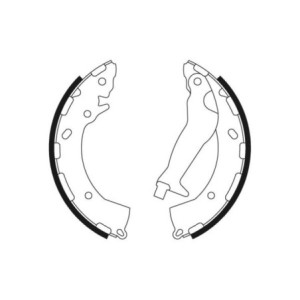 TEXTAR 91072600 Brake Shoe Set Rear for
