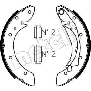 METELLI 53-0023 Kit ganasce freno per