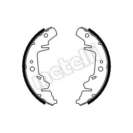 METELLI 53-0026 Brake Shoe Set Rear for
