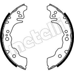 METELLI 53-0043 Jeu de mâchoires de frein pour