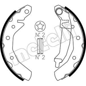 METELLI 53-0046 Kit ganasce freno per
