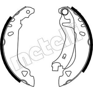 METELLI 53-0066 Bremsbackensatz für