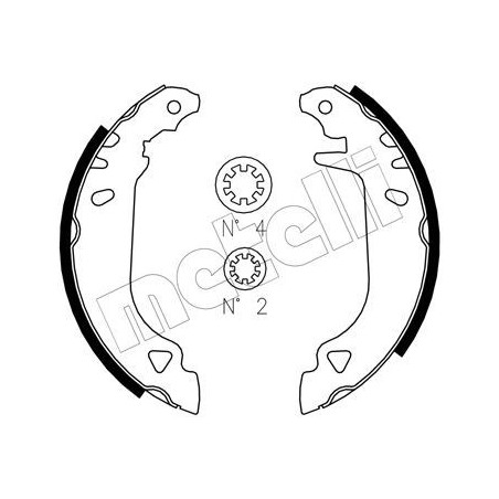 METELLI 53-0066J Bremsbackensatz für