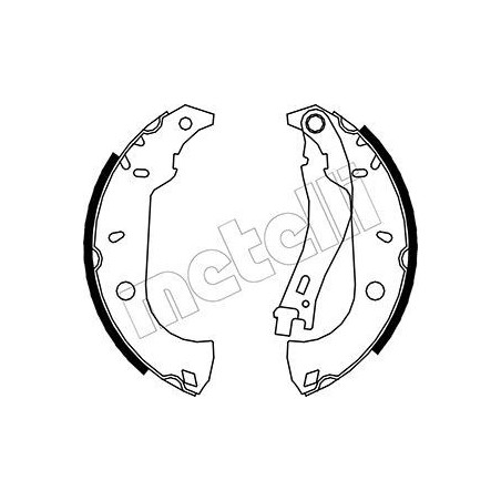 METELLI 53-0067 Bremsbackensatz für