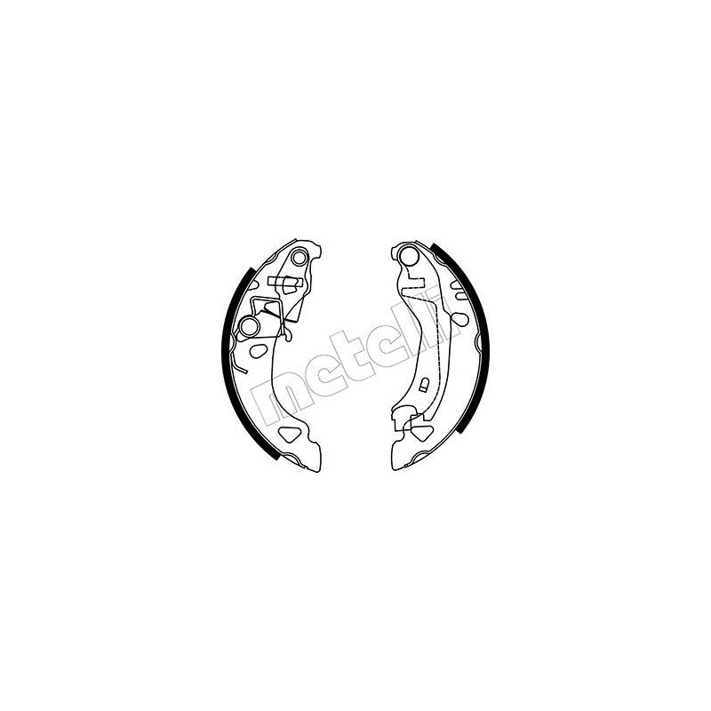 METELLI 53-0070 Brake Shoe Set for