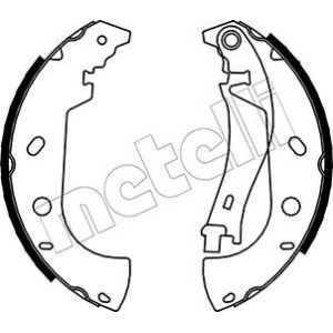 METELLI 53-0075 Brake Shoe Set for