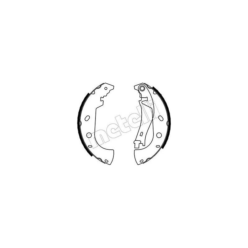 METELLI 53-0075 Brake Shoe Set for